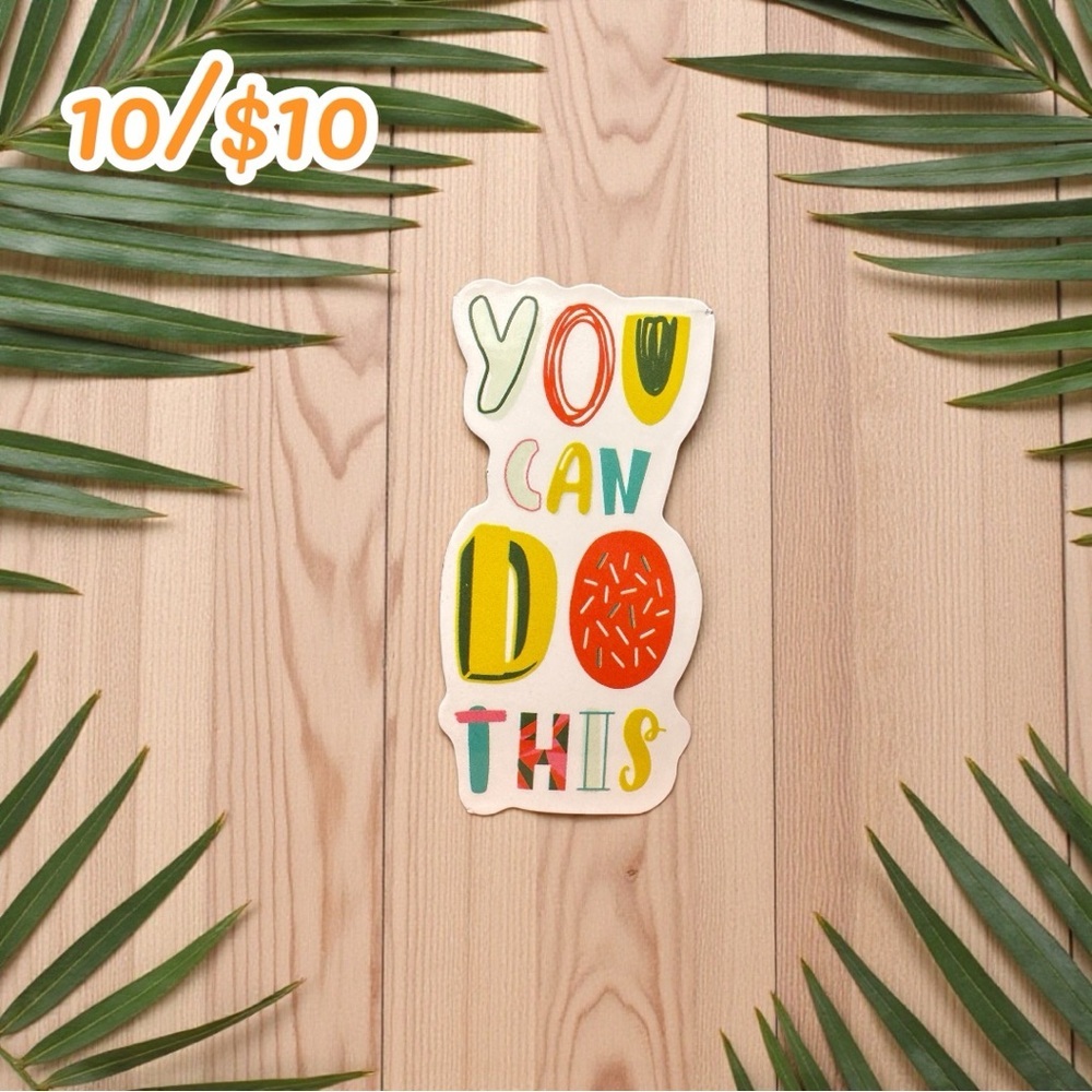 “You Can Do This” Colorful Encouragement Sticker